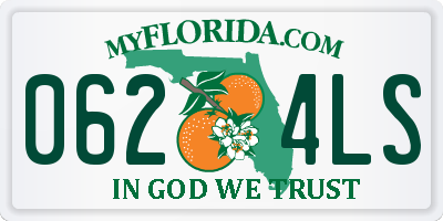 FL license plate 0624LS