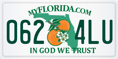 FL license plate 0624LU