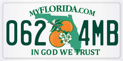 FL license plate 0624MB