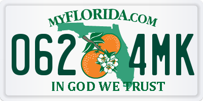 FL license plate 0624MK