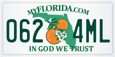 FL license plate 0624ML