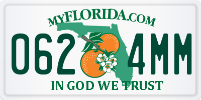 FL license plate 0624MM