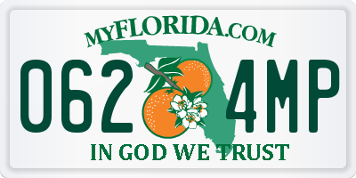 FL license plate 0624MP