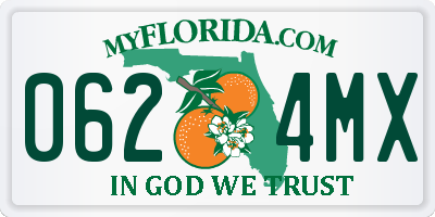 FL license plate 0624MX