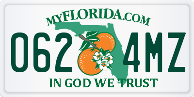 FL license plate 0624MZ