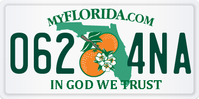 FL license plate 0624NA
