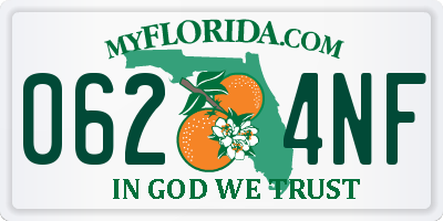 FL license plate 0624NF