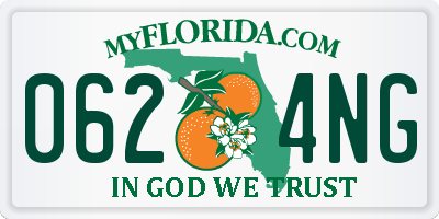 FL license plate 0624NG