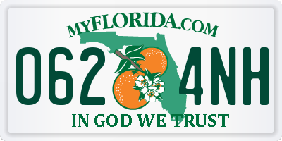 FL license plate 0624NH