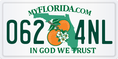 FL license plate 0624NL