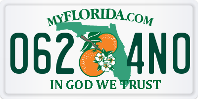 FL license plate 0624NO