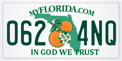 FL license plate 0624NQ