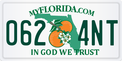 FL license plate 0624NT