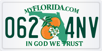 FL license plate 0624NV