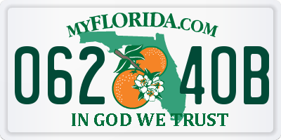 FL license plate 0624OB