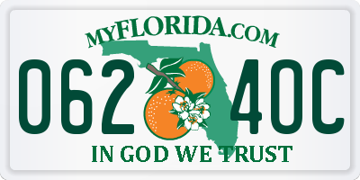 FL license plate 0624OC