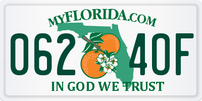 FL license plate 0624OF