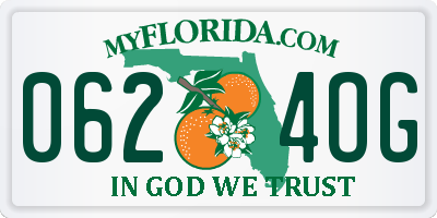FL license plate 0624OG