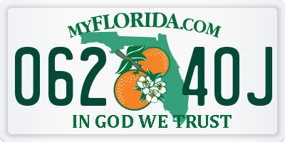 FL license plate 0624OJ