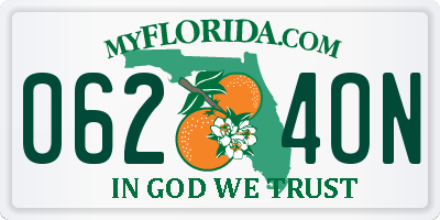 FL license plate 0624ON