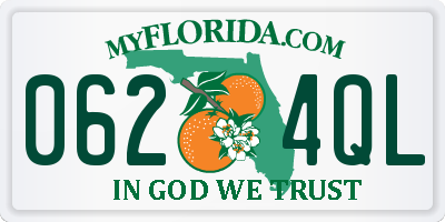FL license plate 0624QL