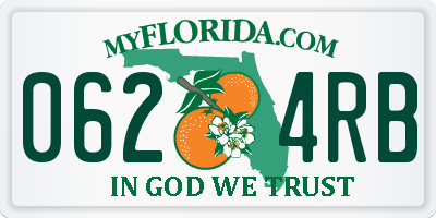 FL license plate 0624RB