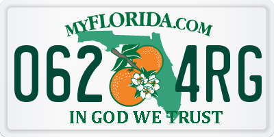 FL license plate 0624RG