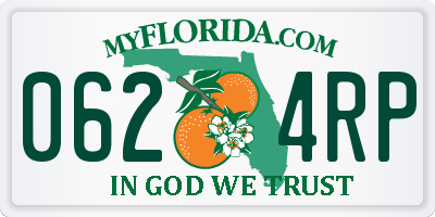 FL license plate 0624RP