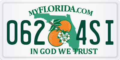 FL license plate 0624SI