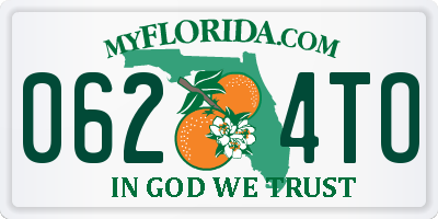 FL license plate 0624TO
