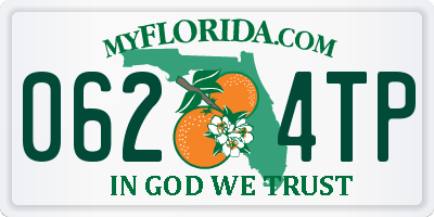 FL license plate 0624TP