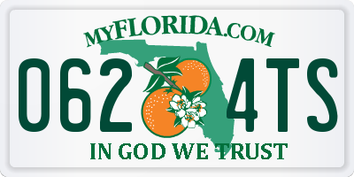 FL license plate 0624TS