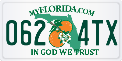 FL license plate 0624TX