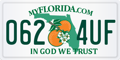 FL license plate 0624UF