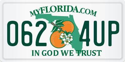 FL license plate 0624UP