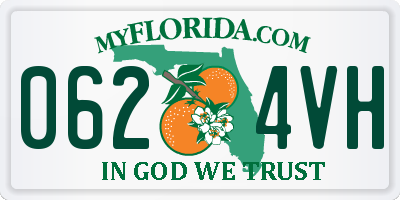 FL license plate 0624VH