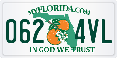 FL license plate 0624VL