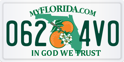 FL license plate 0624VO