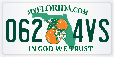 FL license plate 0624VS