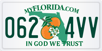 FL license plate 0624VV