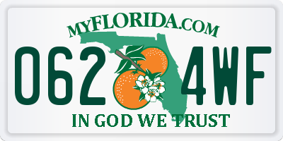 FL license plate 0624WF
