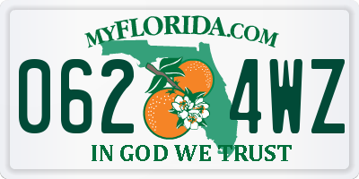 FL license plate 0624WZ