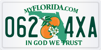 FL license plate 0624XA