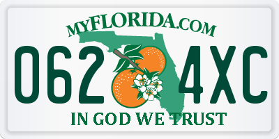 FL license plate 0624XC