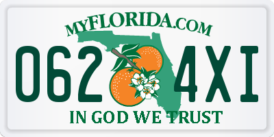 FL license plate 0624XI
