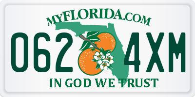 FL license plate 0624XM