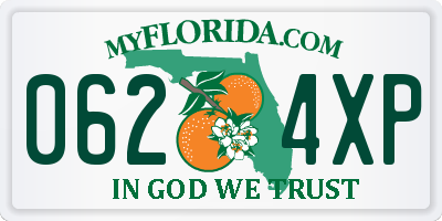 FL license plate 0624XP