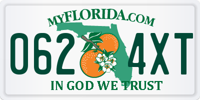 FL license plate 0624XT