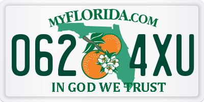 FL license plate 0624XU