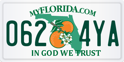 FL license plate 0624YA